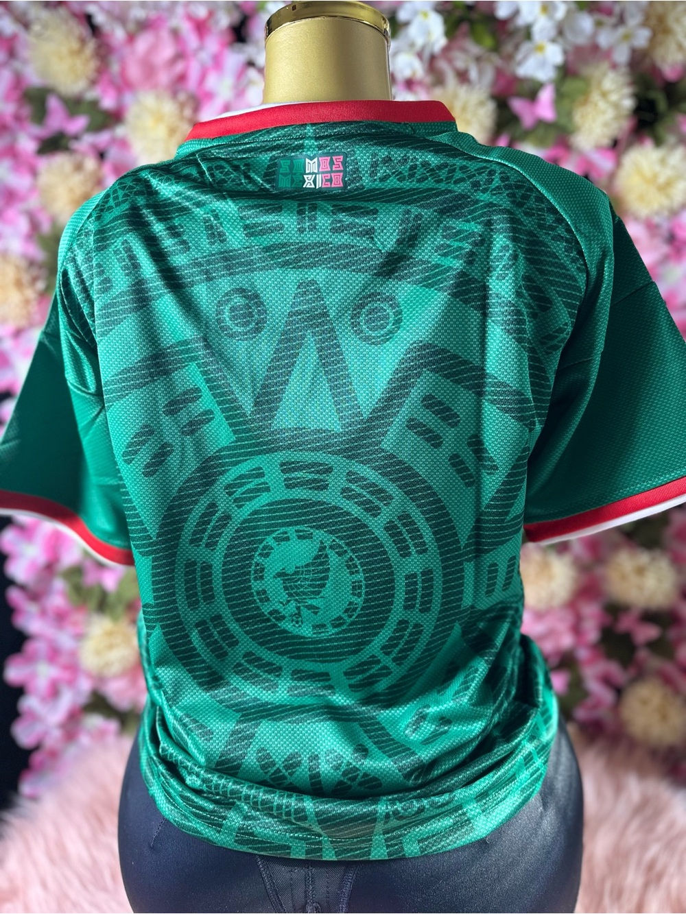 Mexico Green Graphic Soccer Jersey - Women's Top - Picture 11 of 12